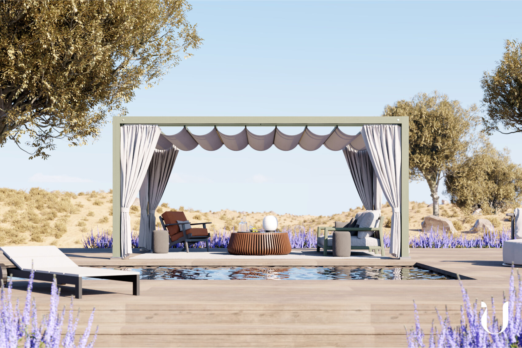 Unosider Pavillon Mood Softub Schweiz