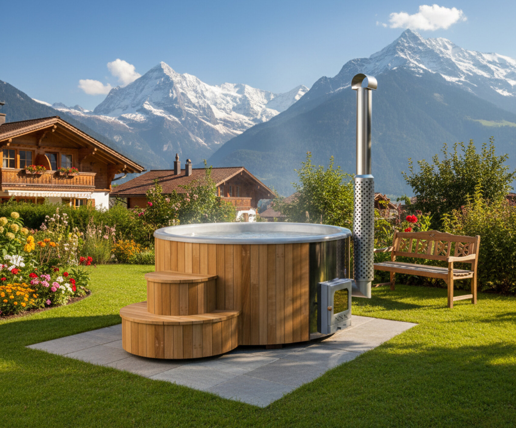 Hot Pot Badebottich Softub Schweiz